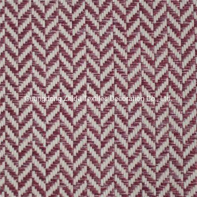 Textile Sofa Material Classic Herringbone Pattern Furniture Fabric