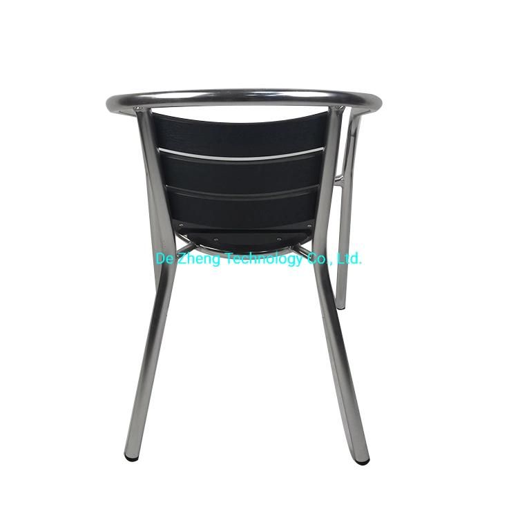 High Quality Simple Commercial French European Roof Pool Outdoor Cafe Dining Chair Set