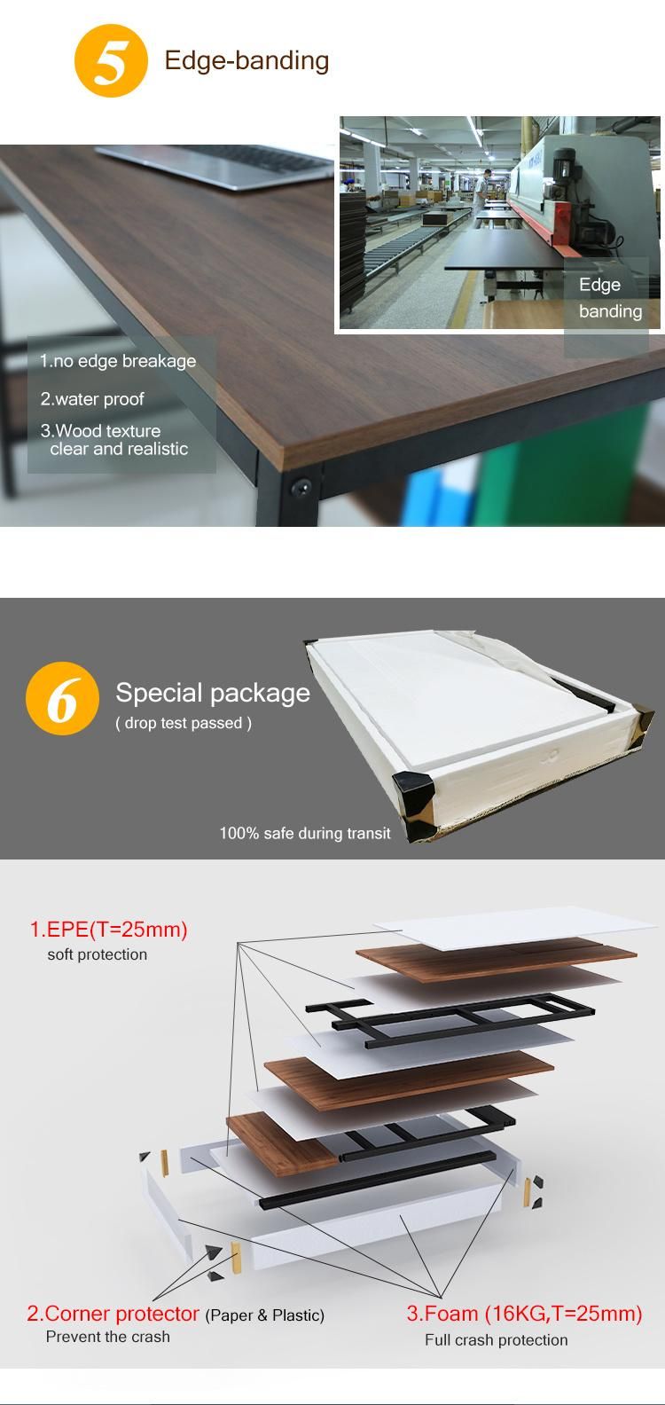 Chinese Distributor Modern Style Appearance Decent Steady Office Furniture Executive Desk