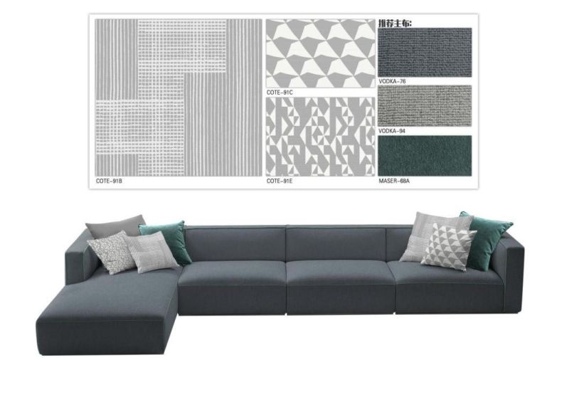 Home Textile Modern Design Linen Style Sofa Furniture Fabric