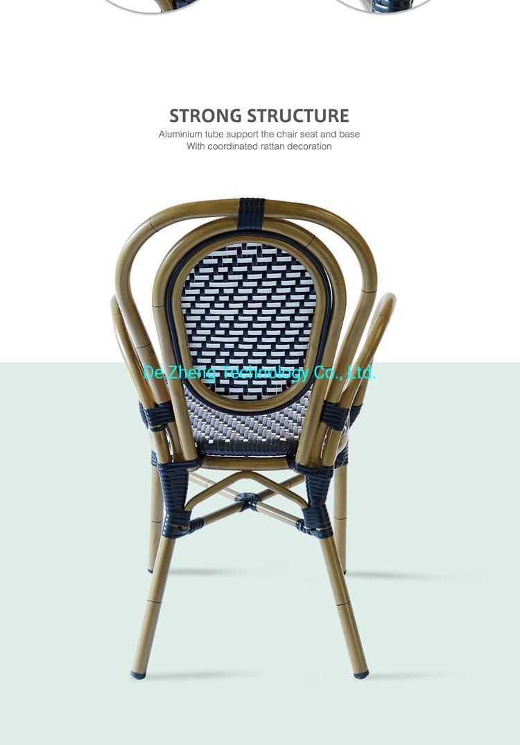 8 Seater Outdoor Aluminum Frame Extendable Rectangular Dining Chair Set