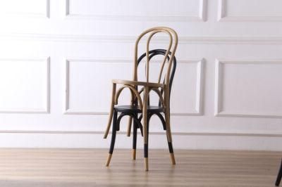 Kvj-7037s Classic Stackable Solid Wood Beech Thonet Bentwood Dining Chair
