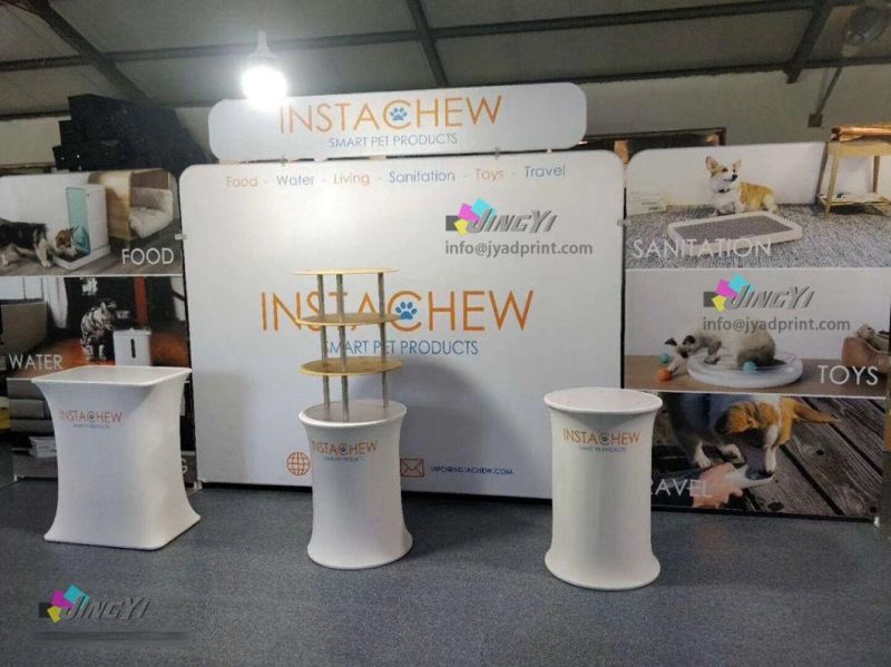 Easy Set Up Tention Fabric Exhibition Display Portable Tradeshow Counter