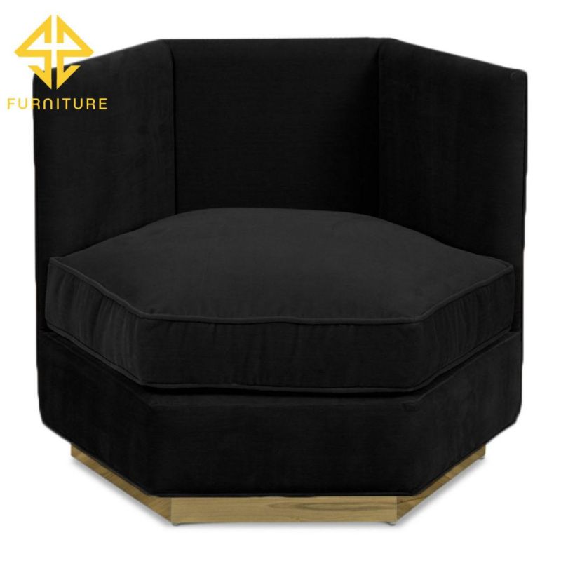 Living Room Luxury Modern Upholstered Fabric Arm Chair