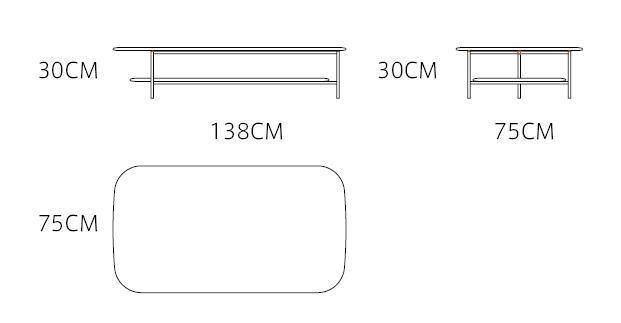 Foshan Factory Hot Sale Modern Home Living Room Furniture Luxury Marble Top Metal Frame Tea Table Center Coffee Table