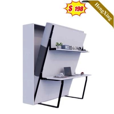 Modern MDF MFC Children Bed Hotel Bedroom Adpartment Furniture Folding Wall Bed with Study Table