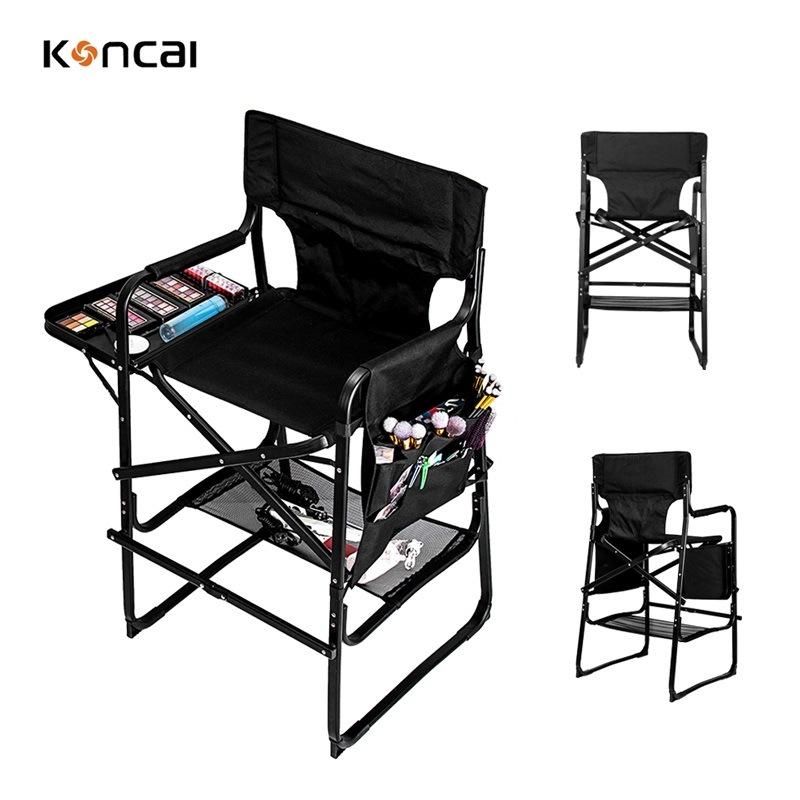 Portable Nylon Fabric Beauty Chair Foldable Salon Makeup Chair