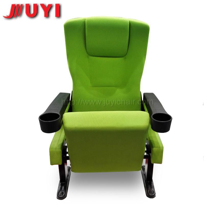 Jy-614 Cheap Plastic Shell Seat Fabric Chair Cinema Lecture Chair Cup Holder Theater Auditorium Seating