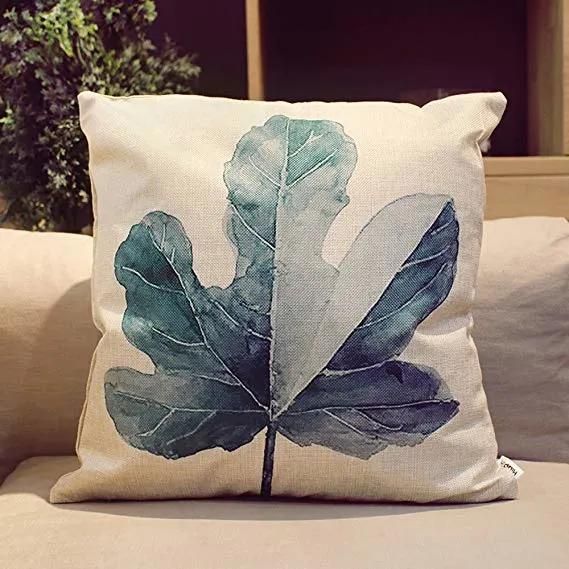 3D Printing Chair Cushion on Sofa Plant Design Leaf Design