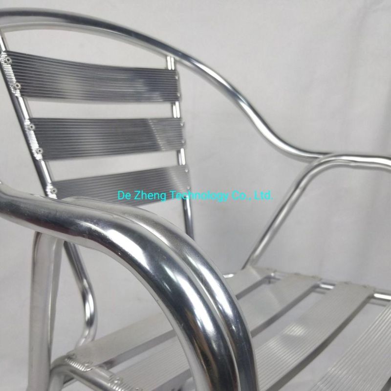 Modern Outdoor Furniture Garden Aluminum Bar Chair Patio French Bistro Aluminum Restaurant Beach Dining Chair