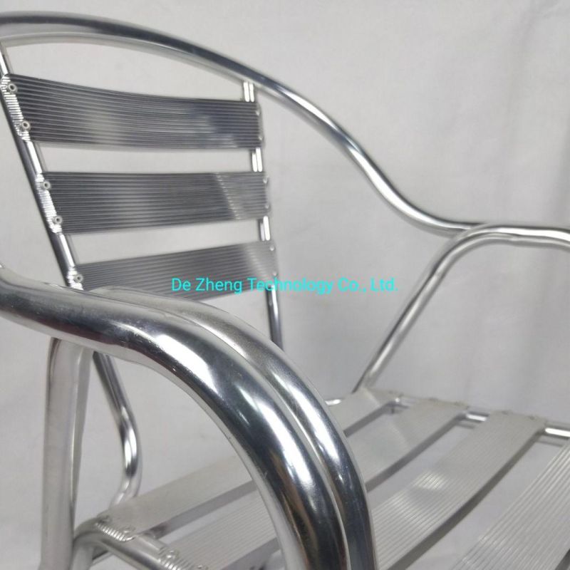Modern Outdoor Furniture Garden Aluminum Bar Chair Patio French Bistro Aluminum Restaurant Beach Dining Chair
