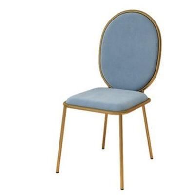 Hot Sale Home Furniture Modern Design Comfortable Upholstered Velvet Chair Modern Fabric Dining Chairs