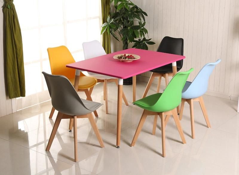 Wholesale Plastic Scandivian Chair Restaurant Cafe Chairs Wood Modern Chair for Dining