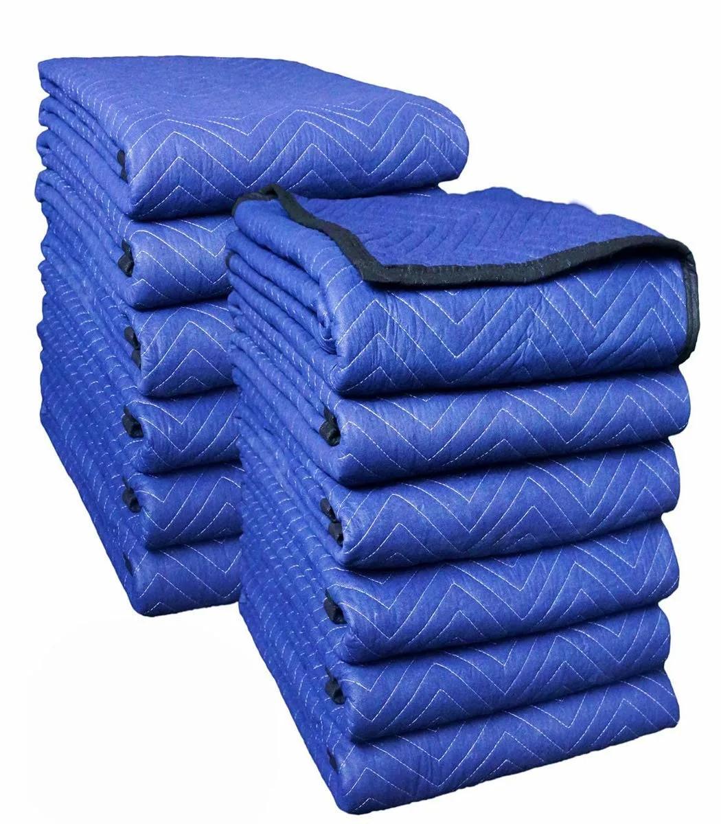 Factory Supply Moving Blankets Accept Customized 72 Inch X 80 Inch Non-Woven Fabric Moving Blanket