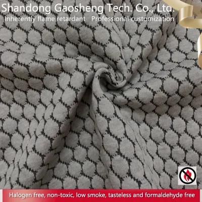 Custom Design Flame Retardent Polyester Jacquard Knitted Fabric for Mattress