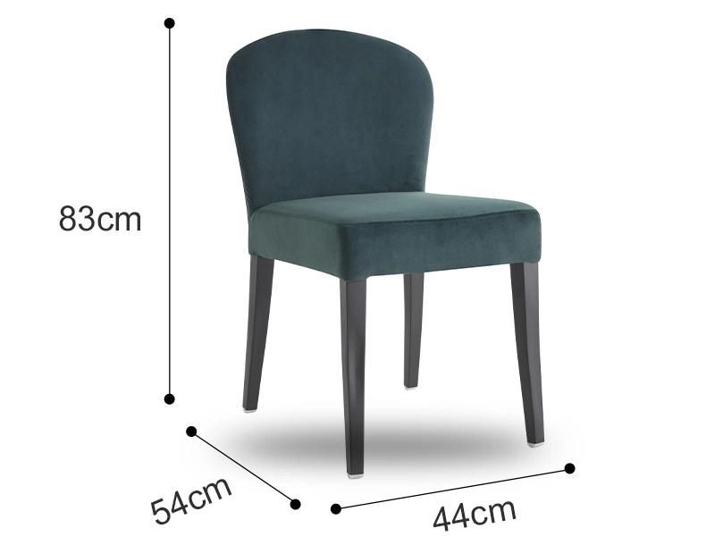 Wholesale Newest Nordic Comfortable High Quality Velvet Soft Dining Chairs