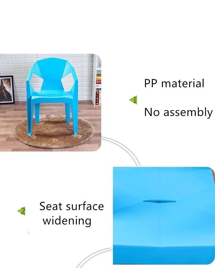 China Factory Home Furniture Wholesale Hollow Design Plastic Dining Chair