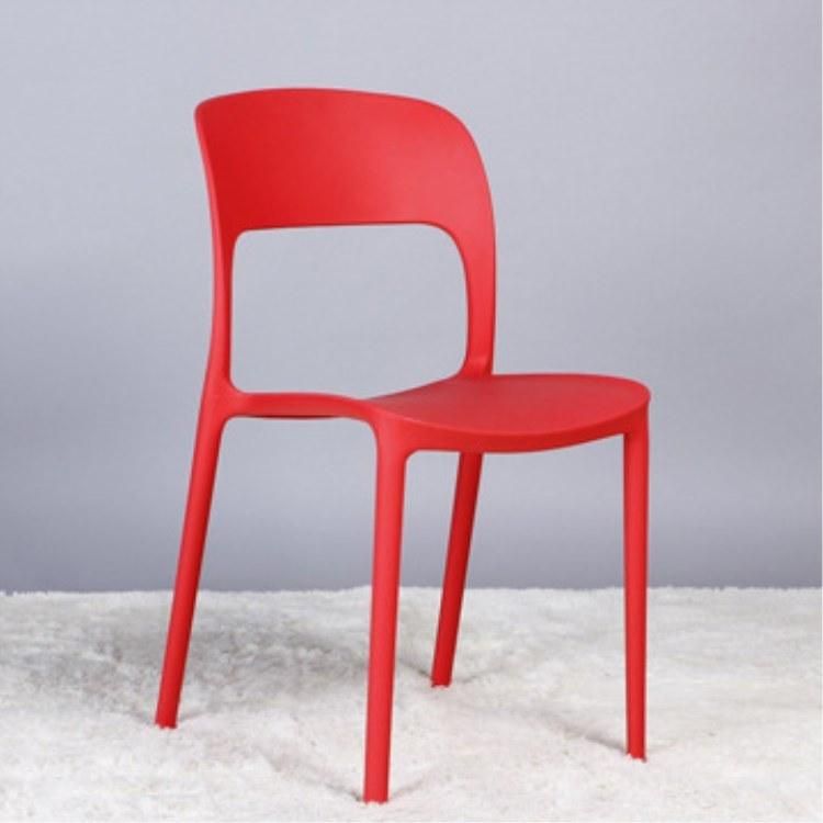 Italian Design Nordic Colorful Stacking Durable Plastic Restaurant Resin Dining Chair for Outdoor