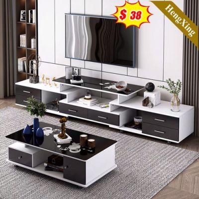 Marble Modern Wooden Home Living Room Bedroom Furniture Storage Wall TV Cabinet TV Stand Coffee Table (UL-22NR60032)