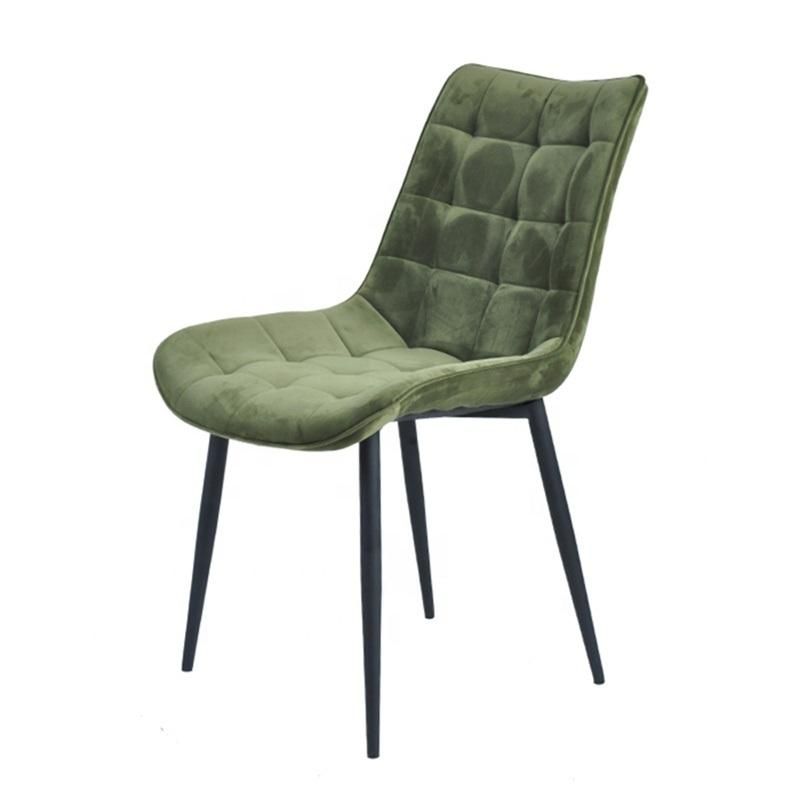 Best Price Home Restaurant Furniture Modern Design Upholstered Fabric Velvet Dining Chair