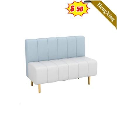Hot Design Fabric Leisure Dining Living Sofa with Blue and White Color for Sale