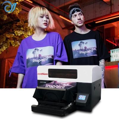 Impresora Textil DTG Fabric T Shirt Flat Bed Printer for Tshirt