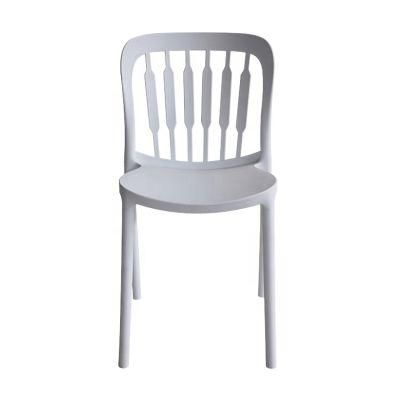 Cafe Beach Home Outdoor Garden Party Reception Use PP Plastic Modern Light Stackable Restaurant Dining Chairs