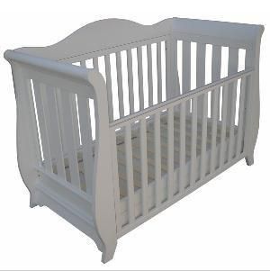 Adjustable Height Cribs for Babies Wooden Baby Cot