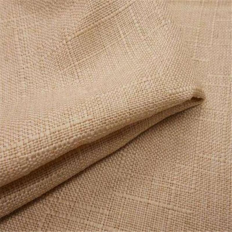 for Sofa Polyester Jacquard Imitation Linen Fabric