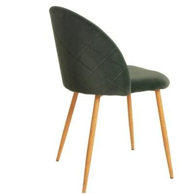 Popular Design Velvet Fabric Dining Chair for Restaurant