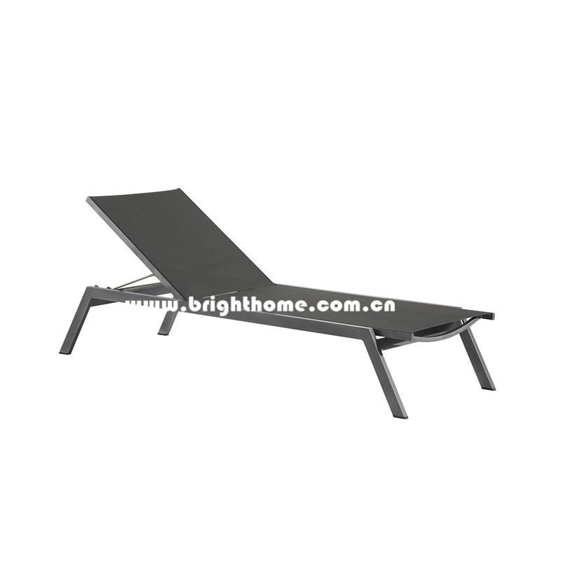 Simple Design Low Price Outdoor Textilene Sun Lounger