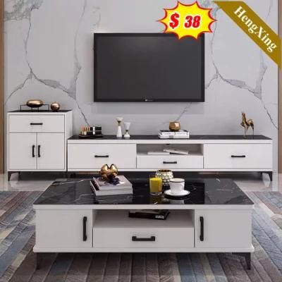 Simple Home Furniture Wood Wholesale TV Stand Table with Cabinet Set Coffee Table