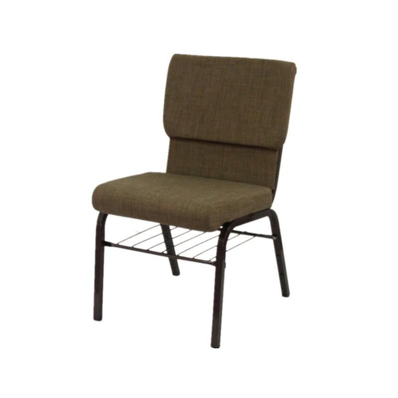 Hot Design Hotel Indoor Custom Armless Frame Padded Church Chair