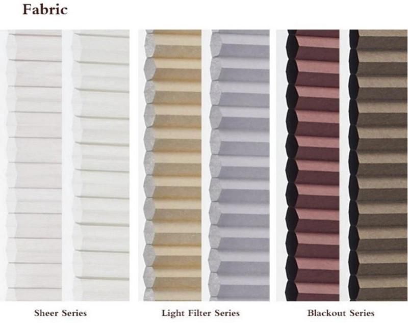 Motorized Cellular Shade Top Down Bottom up or Day and Night Honeycomb Blinds, Cellular Shades Fabric Honeycomb Blinds