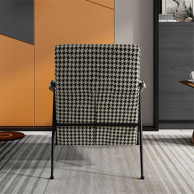 Modern Lounge Chair Design Living Room Office Hotel Leisure Leather Fabric Chair