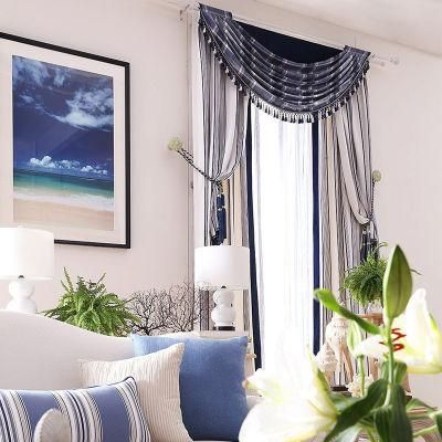 Home Made Blackout Fabric Luxury Living Room Curtain