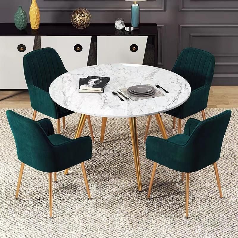 Good Feeling Velvet Fabric Dining Chair Modern Dining Chair