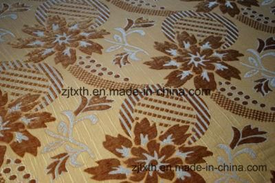 Fancy Pattern Piece Dye Chenille Furniture Fabric
