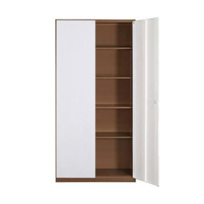 Metal Steel Double Swing Door Iron Filling Cabinet with Adjustable Shelves Office Steel Cabinet with Dimension