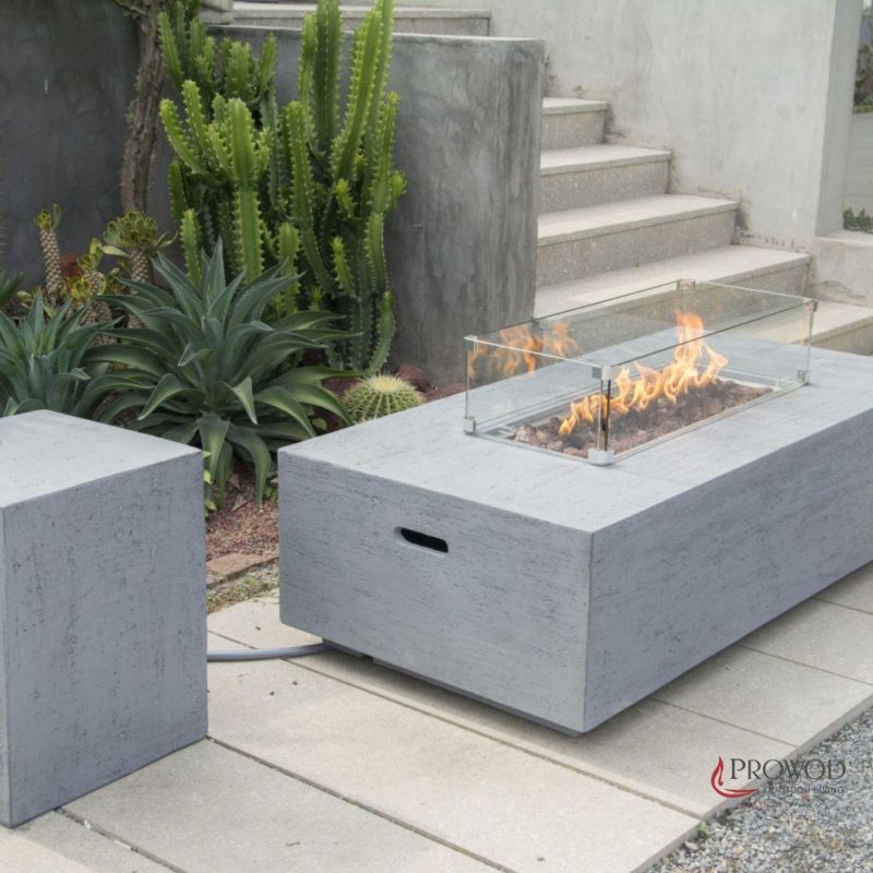 Propane Cast Concrete16 Inch Height Fire Pits Fire Table /Coffee Table