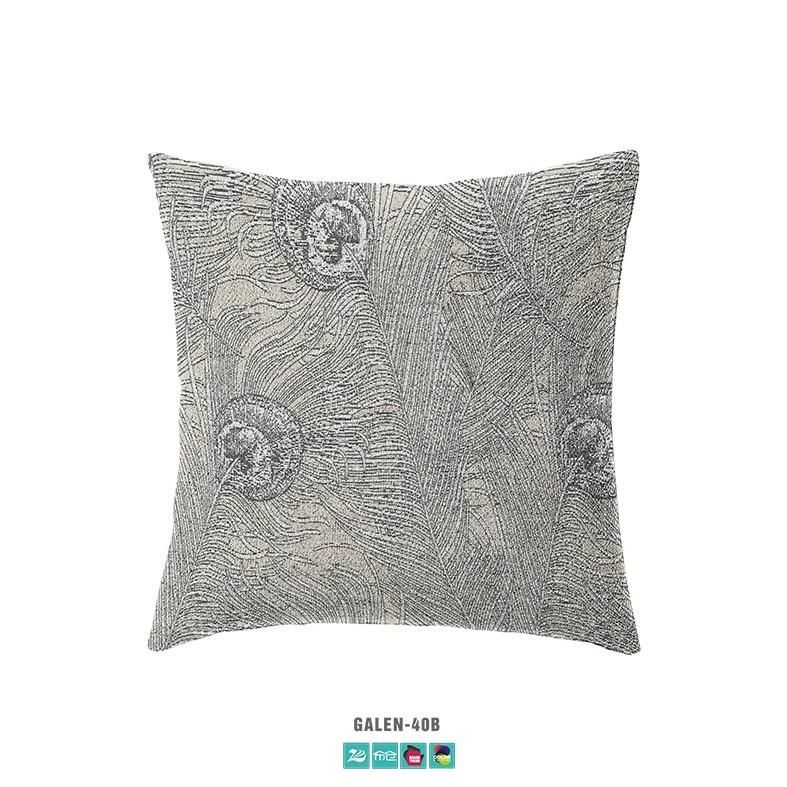 Hotel Bedding Classic Peacock Tail Pattern Sofa Fabric Upholstered Cushion Amortiguar