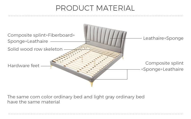 Linsy Italian Modern Velvet Storage Grey Royal Fabric King Size Bed R330