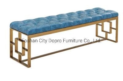Stainless Steel Long Bed Bench for Home or Hotel Use