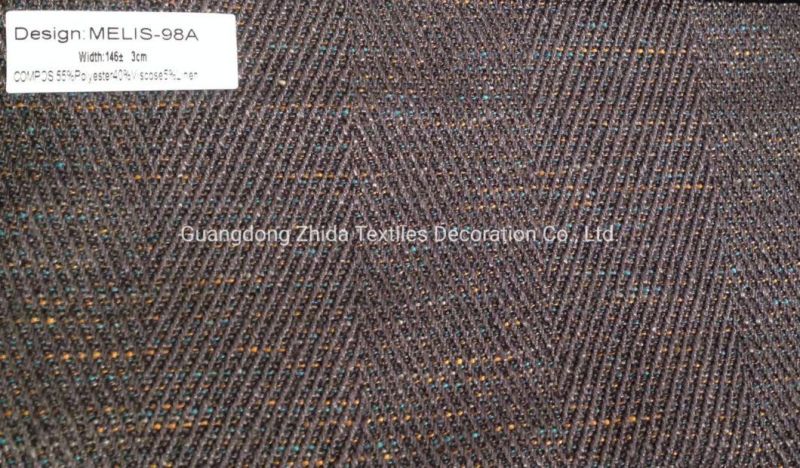 Herring Bone Jacquard Upholstery Covering Sofa Furniture Fabric