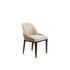 New Modern Dining Room Furniture Solid Wood Leg Leather Upholstered Leisure Chair Simple Restaurant Dining Chair with Competitive Price
