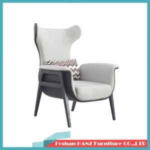 Hotel Room Furniture Classical Leather Metal Leather Leisure Sofa Chair