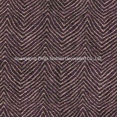 Home Textiles Upscale Two-Tone Chenille Plain Dyed Upholstery Fabric