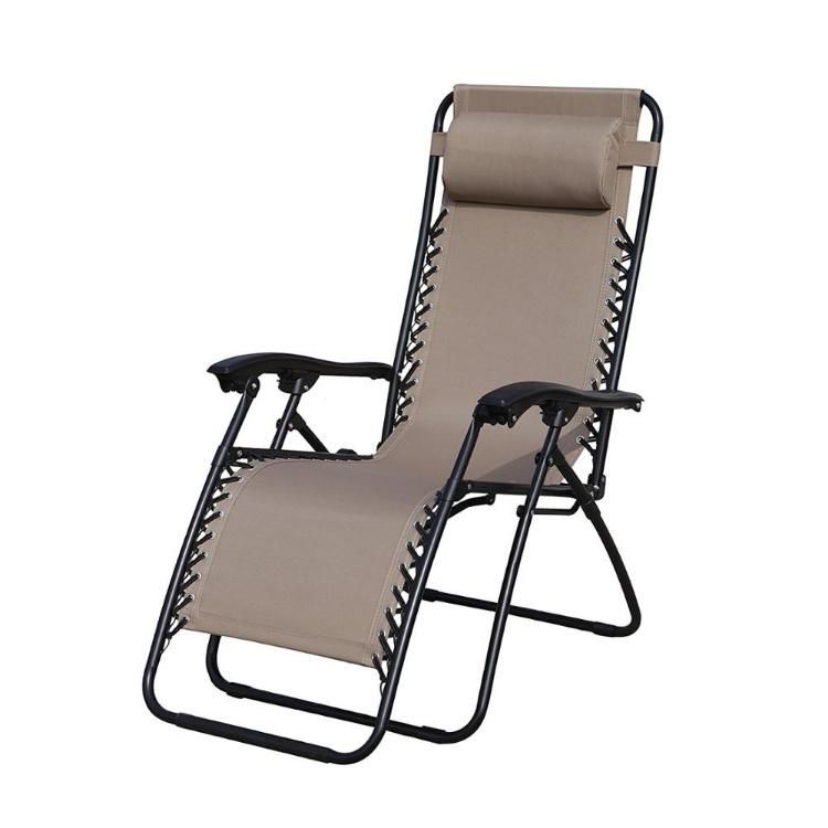 Adjustable Folding Lawn Zero Gravity Beach Chair Wholesale Metal Camping