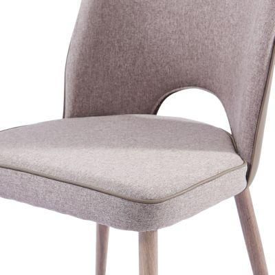 Wholesale Dining Chair Modern Design Wood Fabric Dining Chair