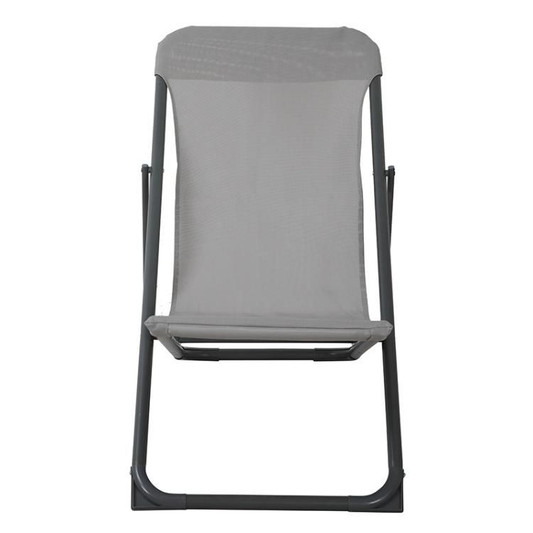 Cheep Price Outdoor Furniture Steel Sling Adjustable Beach Chair